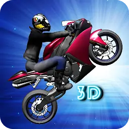 摩托车三轮车骑手3D