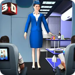 天空女孩飞行服务员虚拟空气女主人游戏