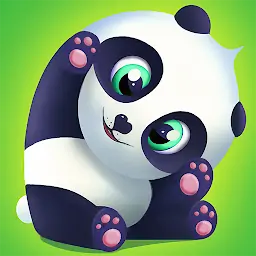 Pu-熊猫虚拟宠物和宠爱可爱游戏的孩子
