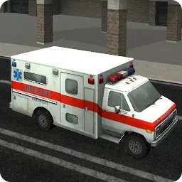 市救护车停车3D