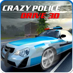 疯狂警察开车