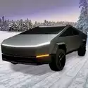 赛博卡车雪地驾驶