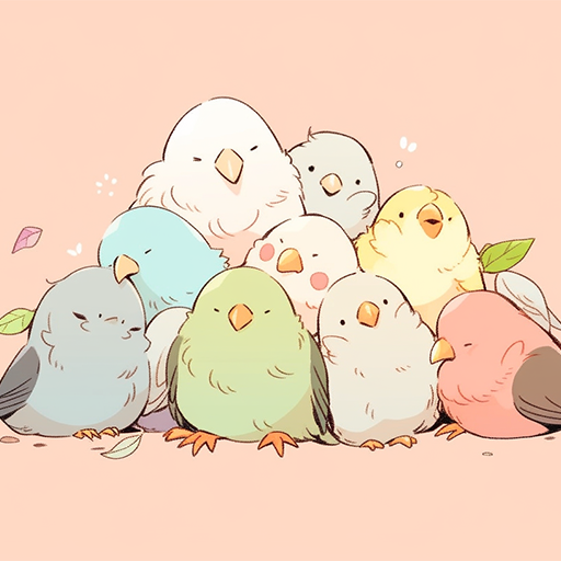 小鸟休闲合成