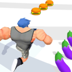 肌肉男赛跑