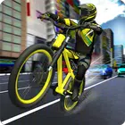 疯狂的交通自行车骑士 3D