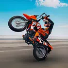 前轮特技摩托