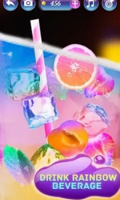 彩虹饮料水果模拟器
