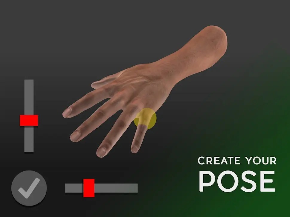 手绘3D姿势