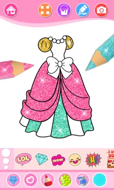 闪光女孩着色