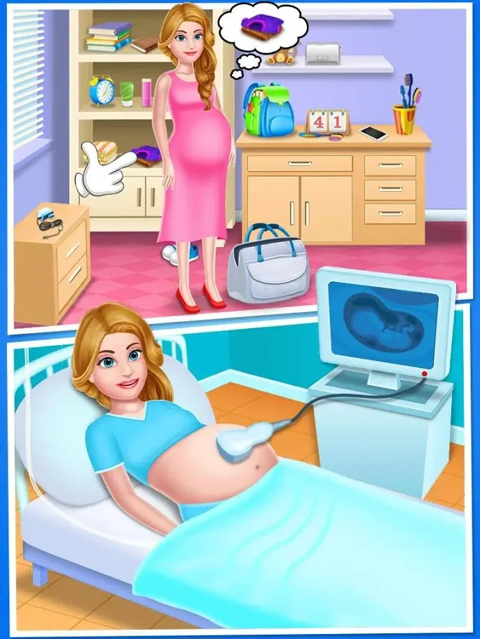 妈咪和新生儿送礼会