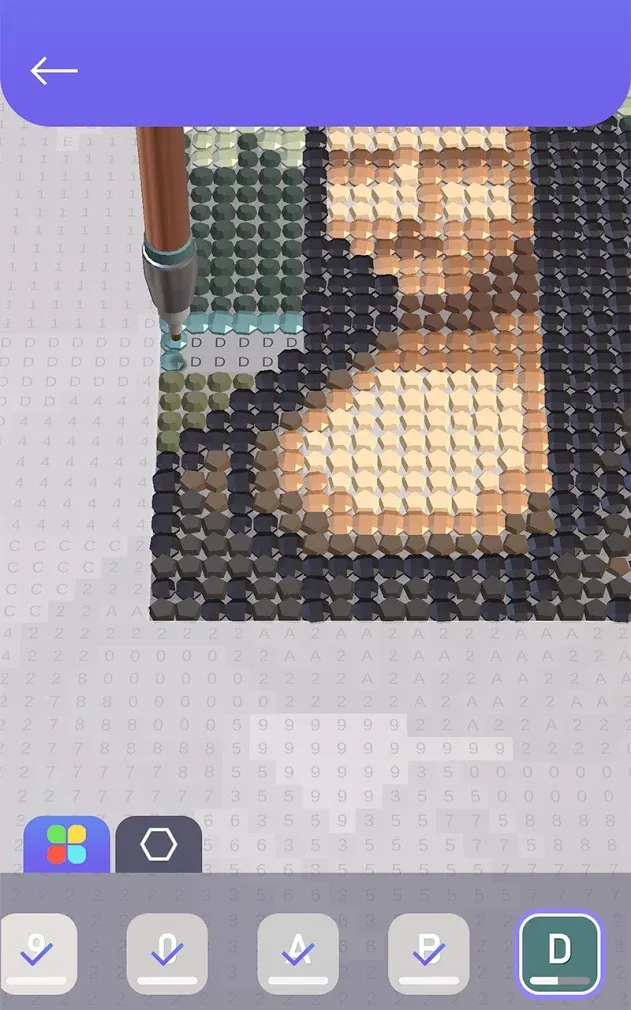 钻石ASMR填色