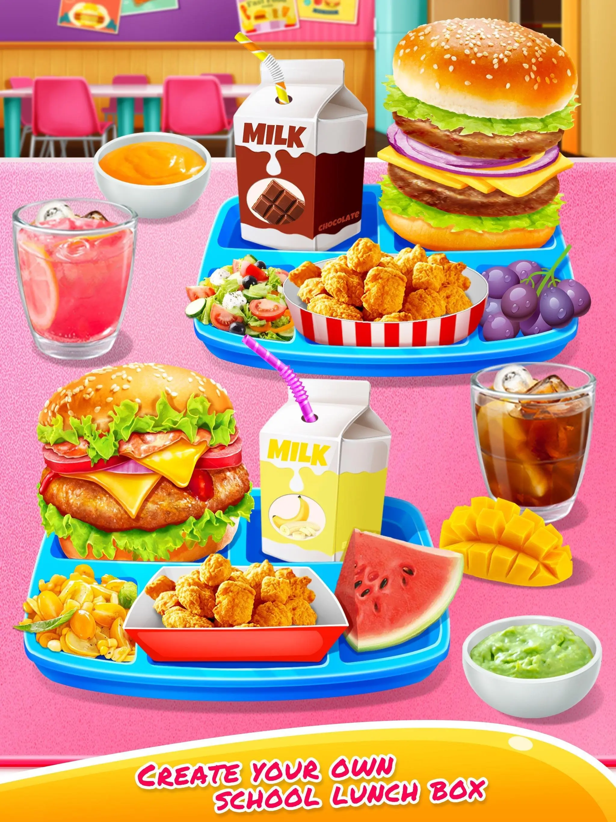 学校午餐食品