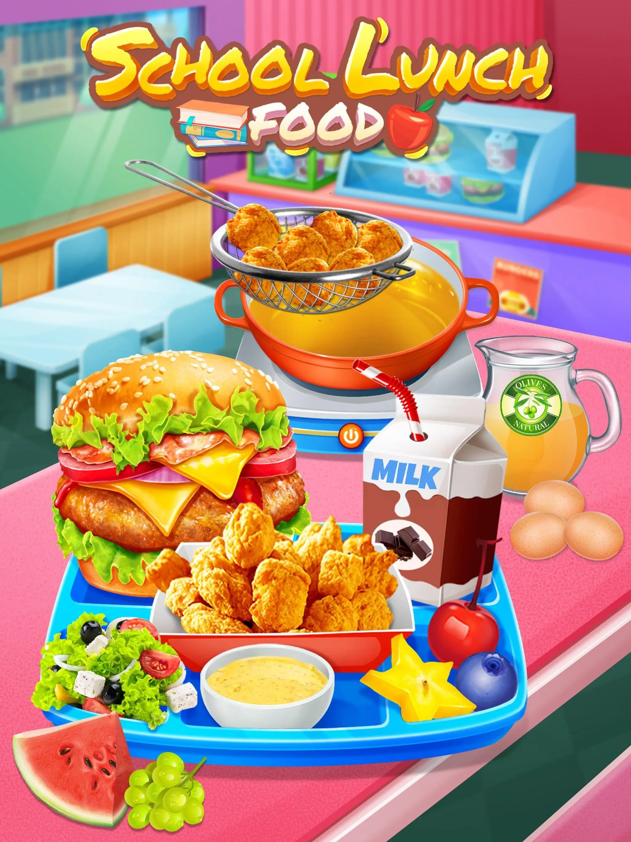 学校午餐食品