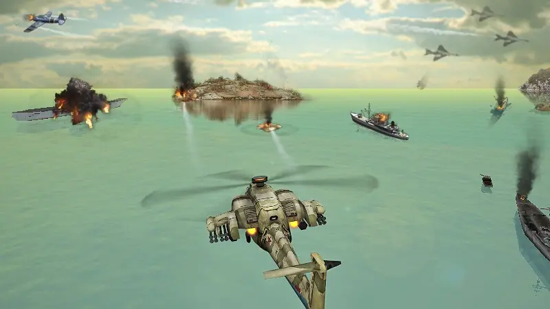 直升机空袭