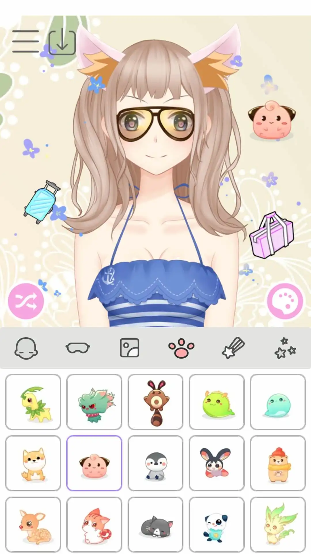 动漫女孩换装