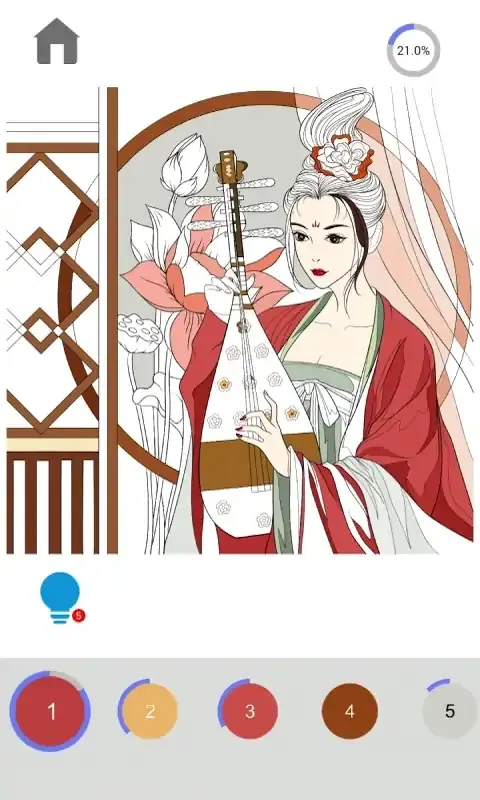 指尖涂色