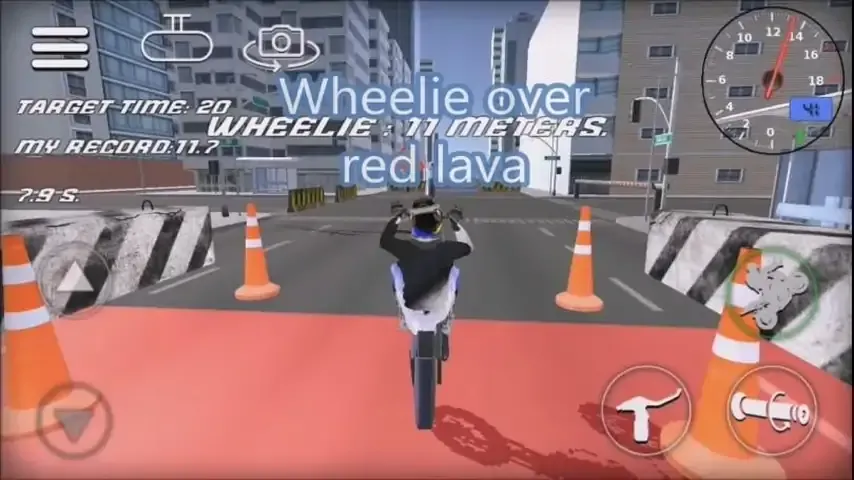 摩托车三轮车骑手3D