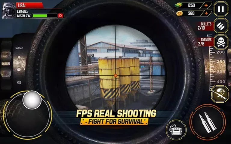 敌人之战：生存射击第一人称射击游戏