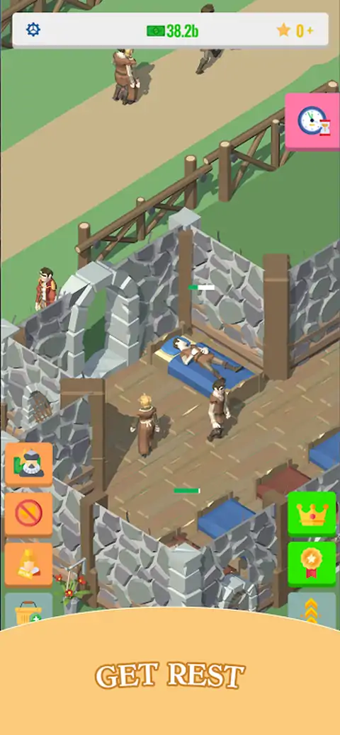 空闲中世纪村庄：3d大亨游戏