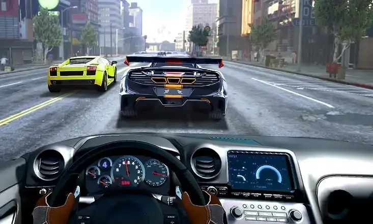 賽車在汽車