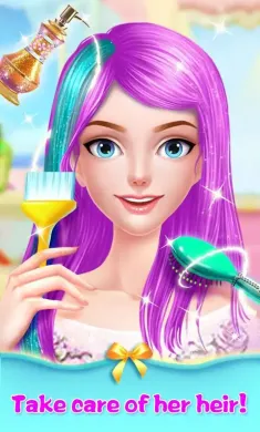 公主美发沙龙–皇室女生的梦幻美容美发休闲游戏
