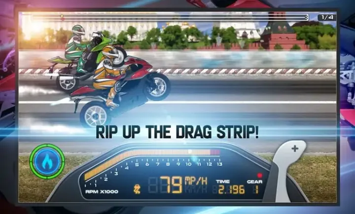 短程高速赛车:摩托车修改版