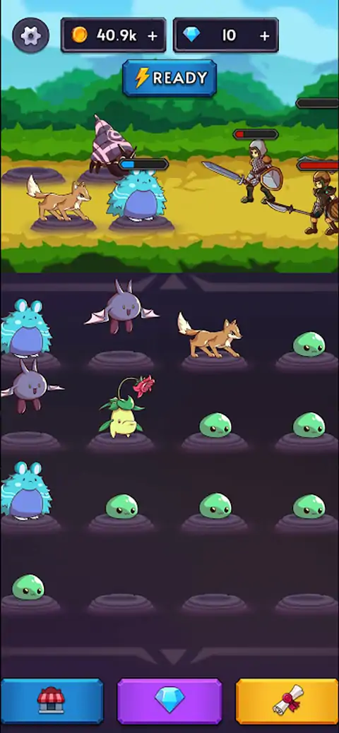 怪物VS猎人：合并空闲RPG战斗机
