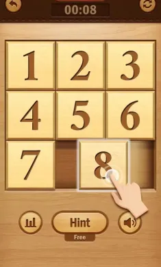 数字拼图-滑动拼图