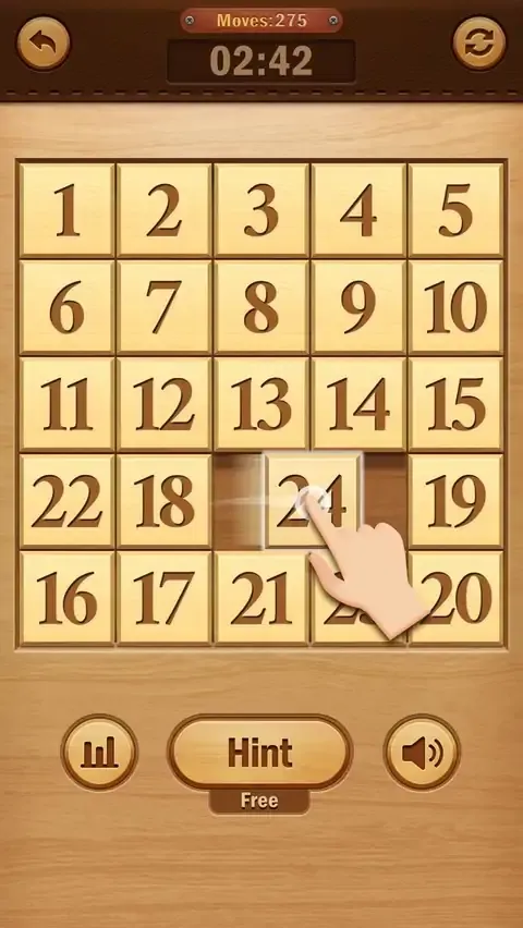 数字拼图-滑动拼图