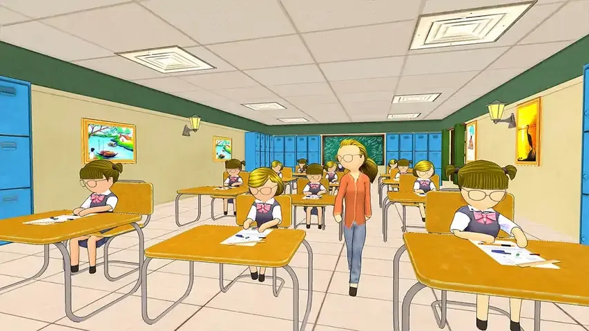 火柴人高中女生学校模拟器游戏
