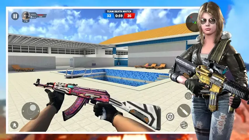 PvP多人3D团队射击游戏