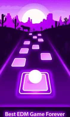 魔法瓷砖永远跳下去！3D音乐游戏