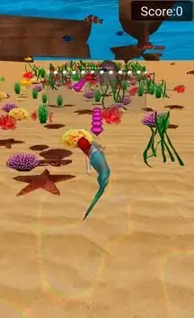 美人鱼3D跑步者