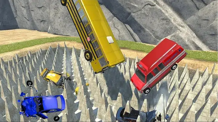 beamdriveng驾驶死亡楼梯汽车速度紧急修改版