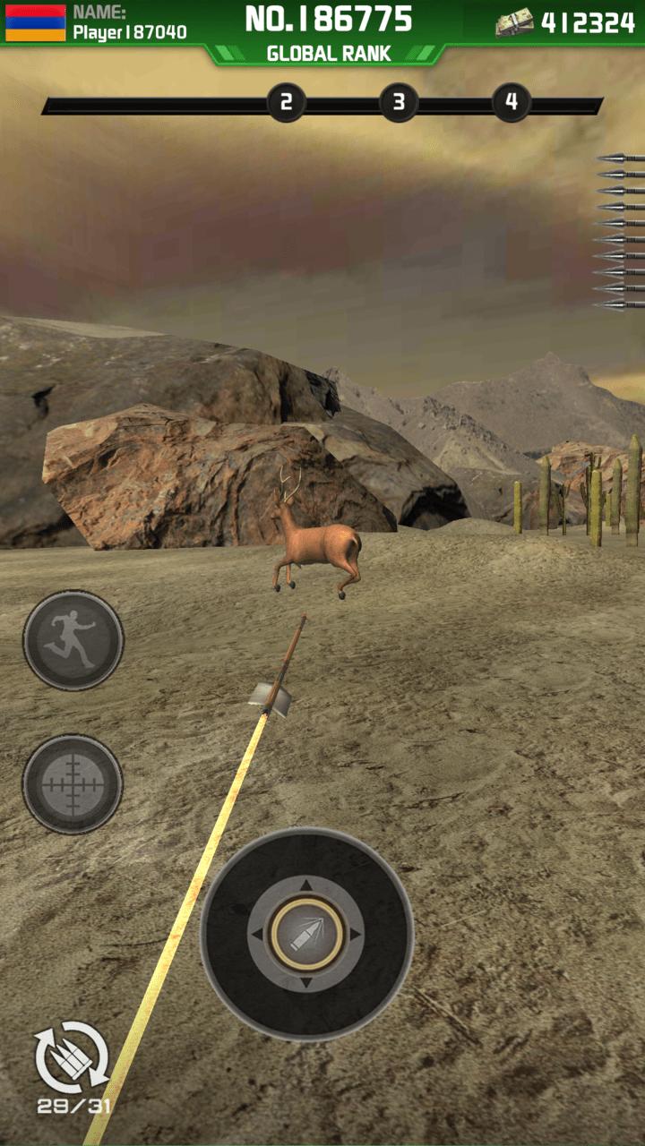 射箭射击战 3D 比赛箭地面射击