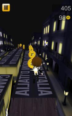 在都灵跑步