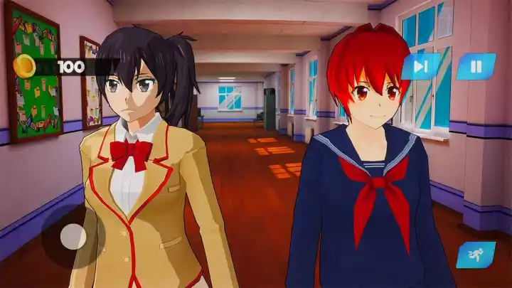 动漫高中樱花女孩生活：3D模拟器 