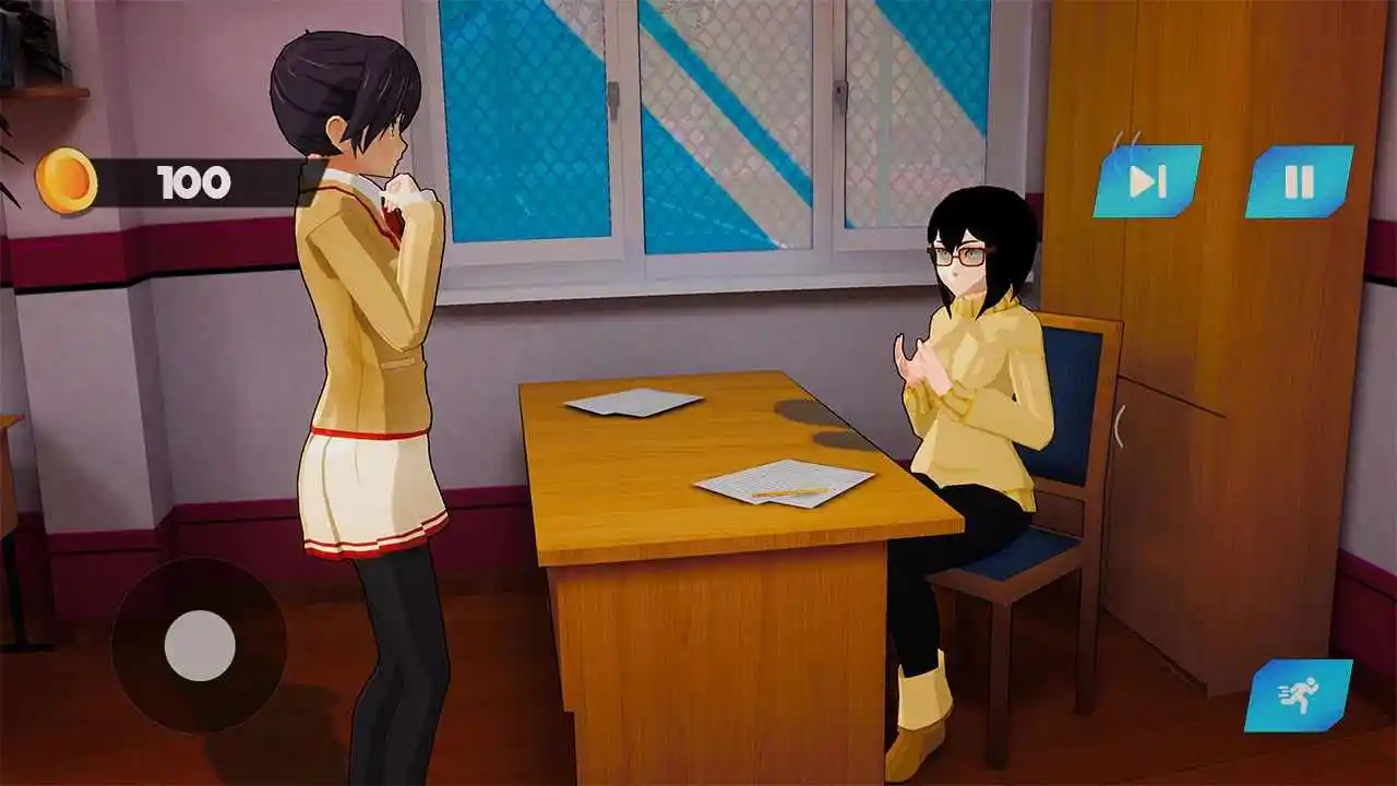 动漫高中樱花女孩生活：3D模拟器 