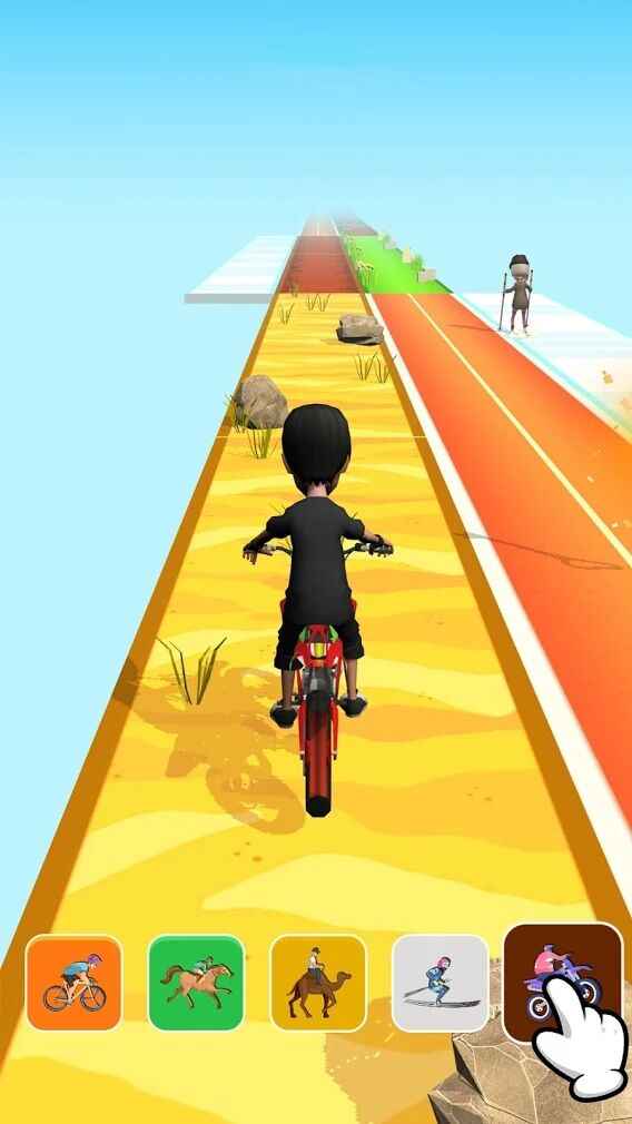 切换坐骑赛跑