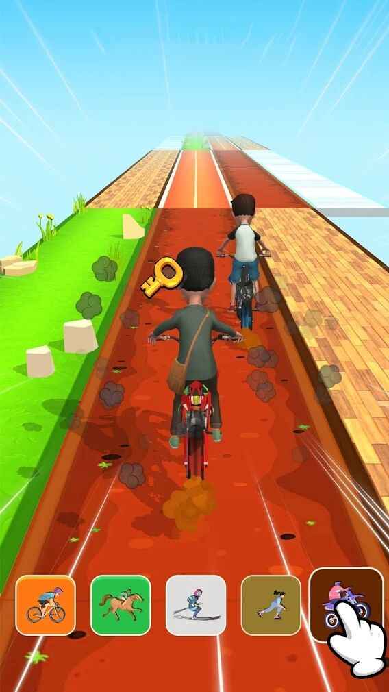 切换坐骑赛跑