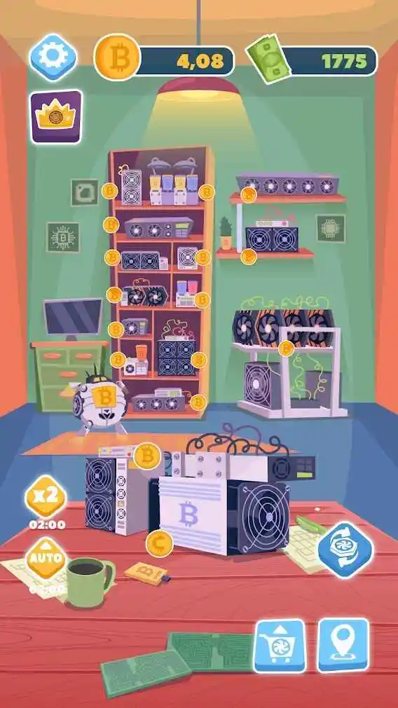 比特币挖掘模拟器