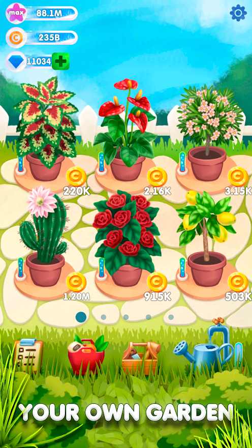 空闲植物花园