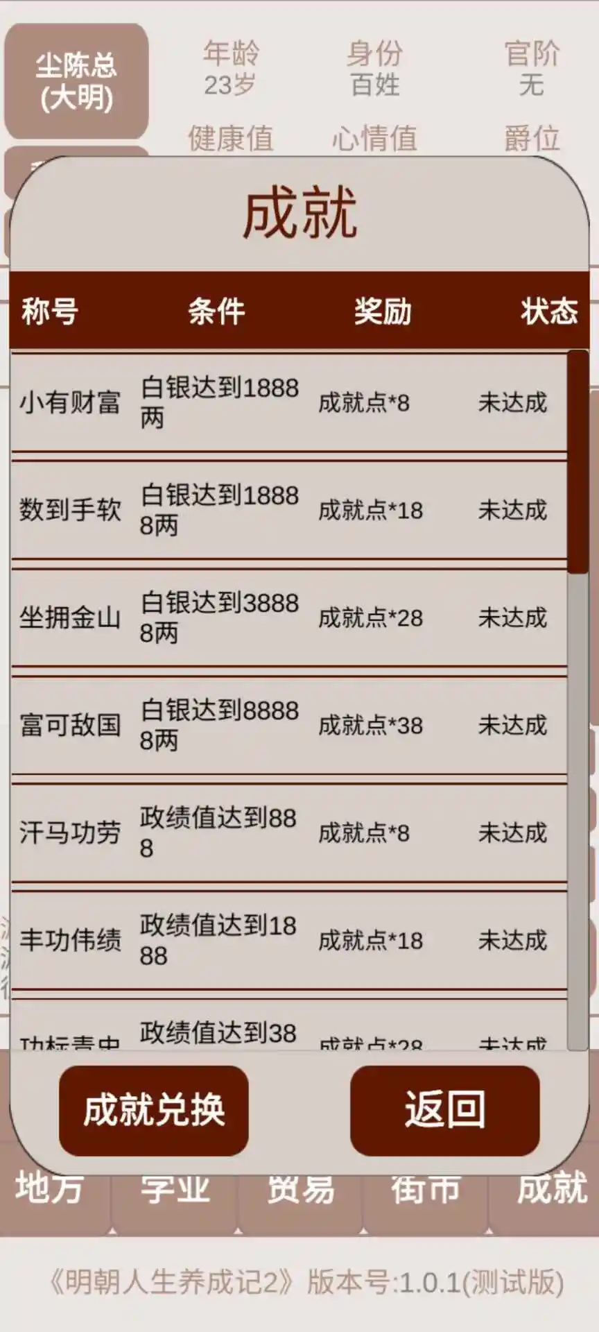 明朝人生养成记2