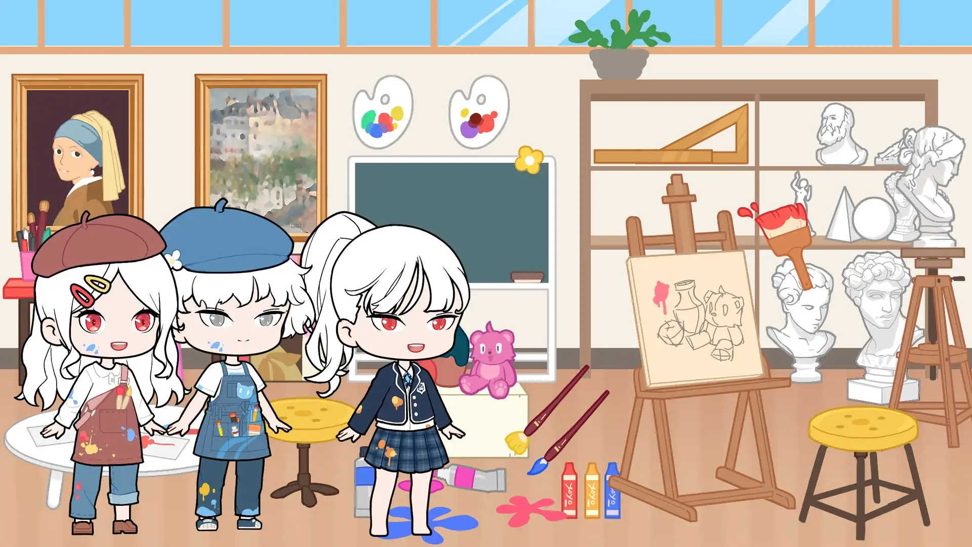 优优的换装娃娃：校园生活