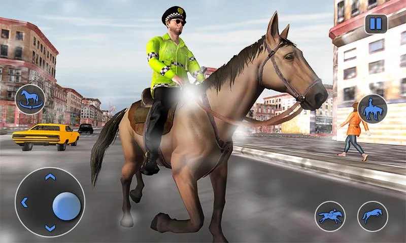 骑马警察追逐
