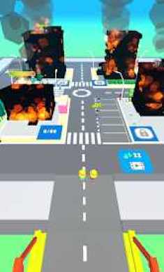 消防员奔跑：拯救城市