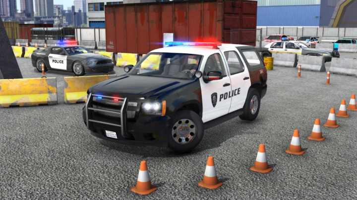 警车停车模拟器