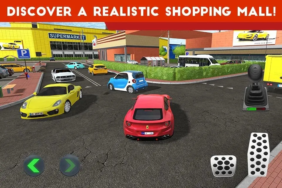 Shopping Mall Parking Lot（购物中心停车场）