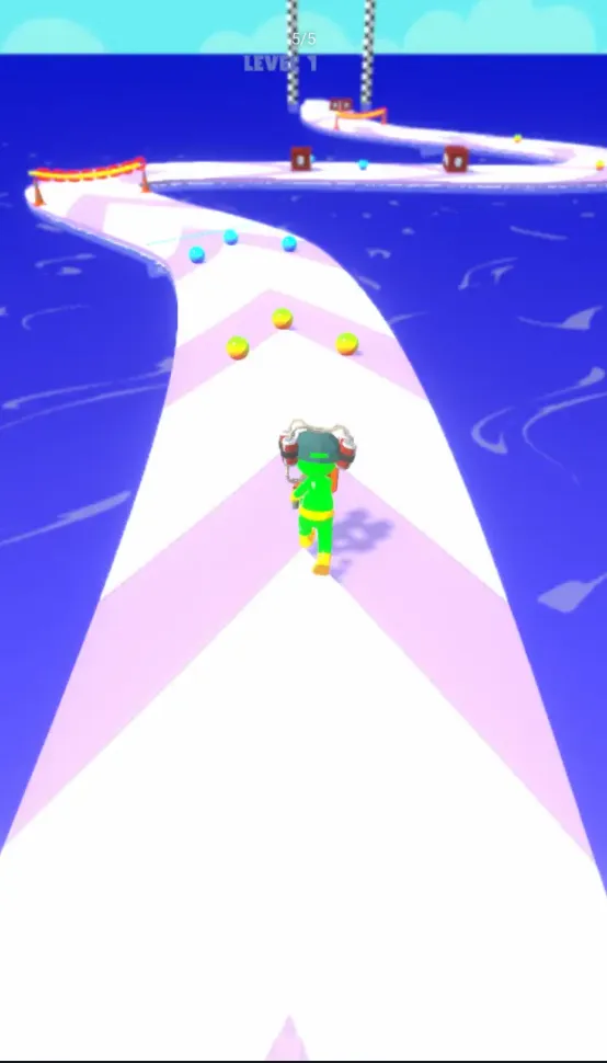 吹着球跑