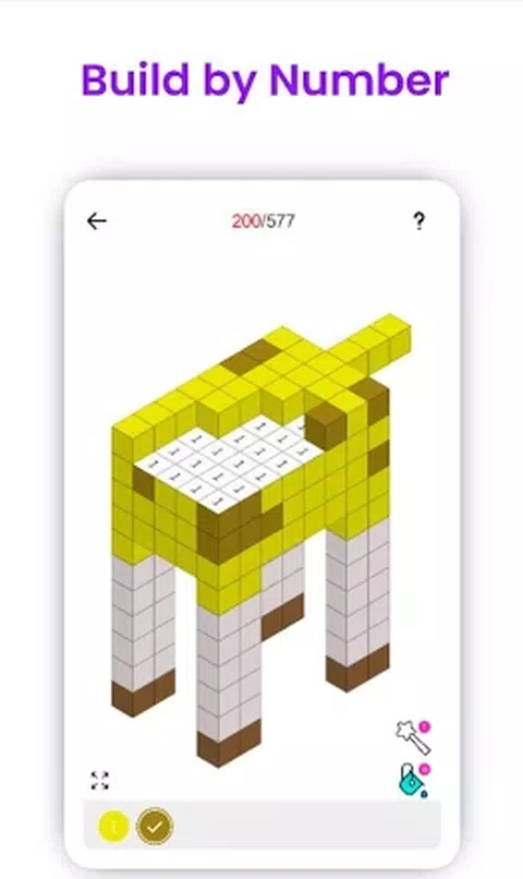3D像素艺术：按数字构建